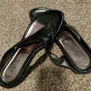 Kenneth Cole reaction black sandal 9